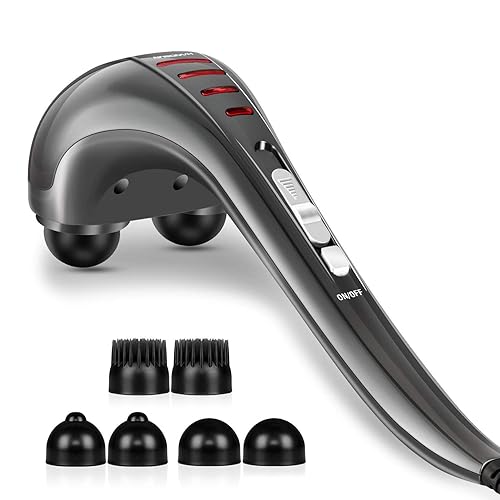 Percussion massage gun for muscle recovery