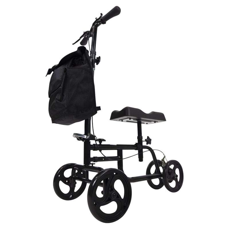 Knee walker scooter for non-weight-bearing foot and ankle recovery
