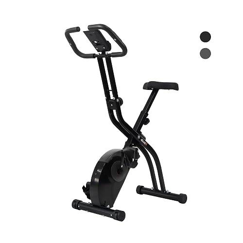 Recumbent exercise bike with supportive reclined seat