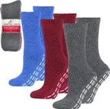 Non-slip hospital socks with grip soles for safe recovery walking