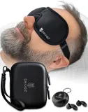 Luxury silk sleep mask and ear plug set for recovery rest