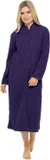 Soft zip-front dressing gown for comfortable post-surgery dressing