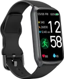Smart health watch fitness tracker with heart rate and blood oxygen monitor