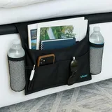 Bedside organizer caddy for keeping essentials within reach during recovery