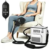 Cold therapy machine with knee wrap for post-surgery cryotherapy
