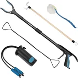 5-piece hip surgery recovery kit with grabber and aids