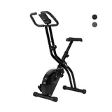 Recumbent exercise bike with supportive reclined seat